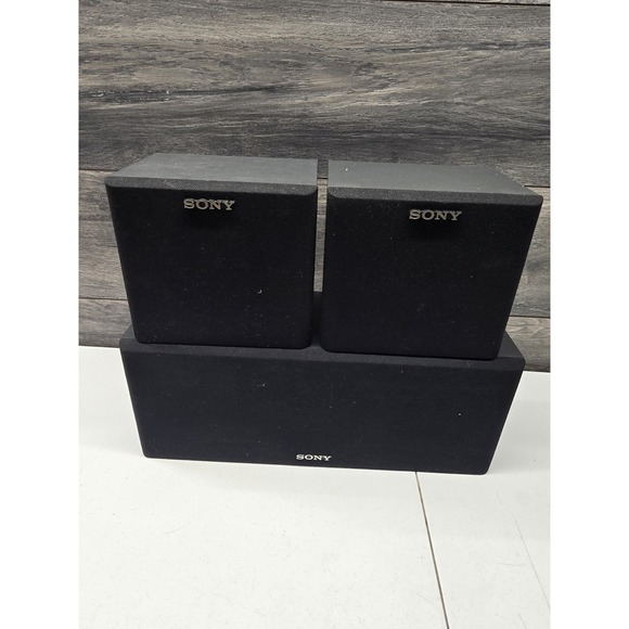 Sony Other - Sony Speaker System 2) SS-SR107 speakers 1 Center SS-CT301 Surround Sound Radio